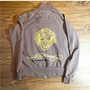 Ed hardy zip up